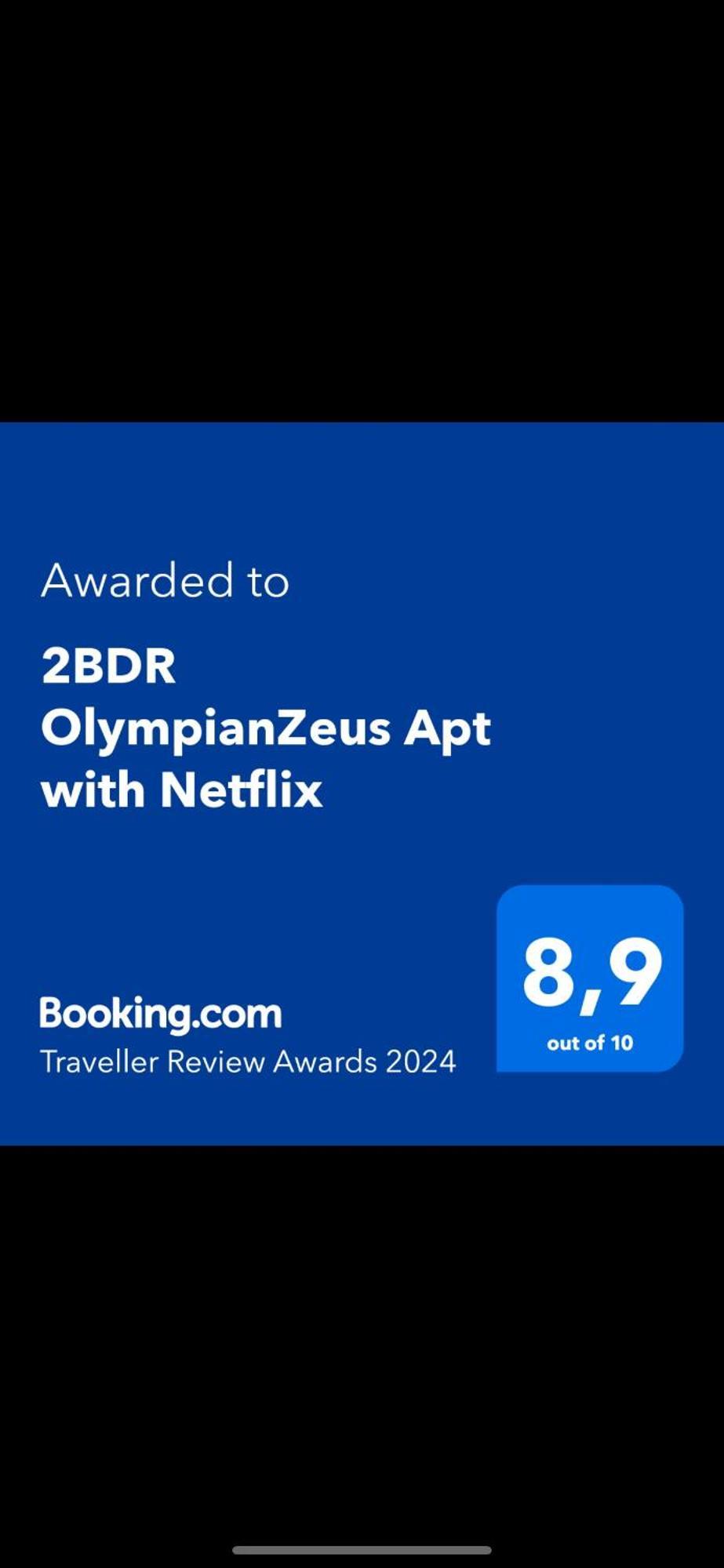 2Bdr Olympianzeus Apt With Netflix Athene Buitenkant foto