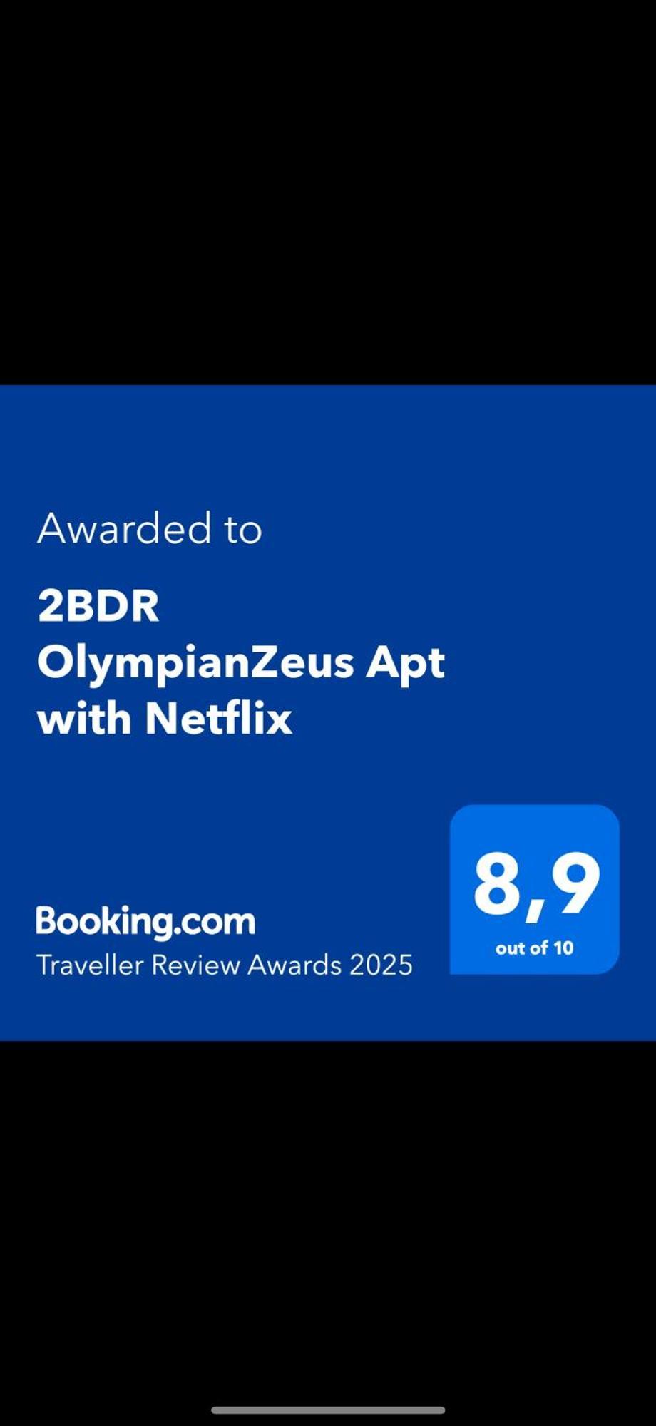 2Bdr Olympianzeus Apt With Netflix Athene Buitenkant foto